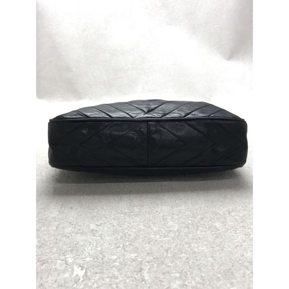 Chanel Chain Shoulder Bag Leather Black - Picture 5 of 6